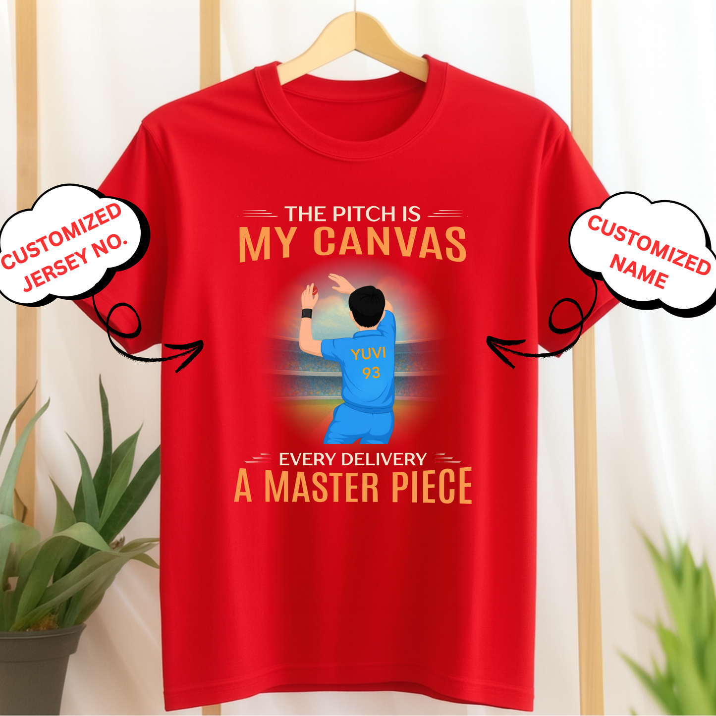 CUSTOMIZED-A MASTER PIECE (CRICKET) CLASSIC T-SHIRT