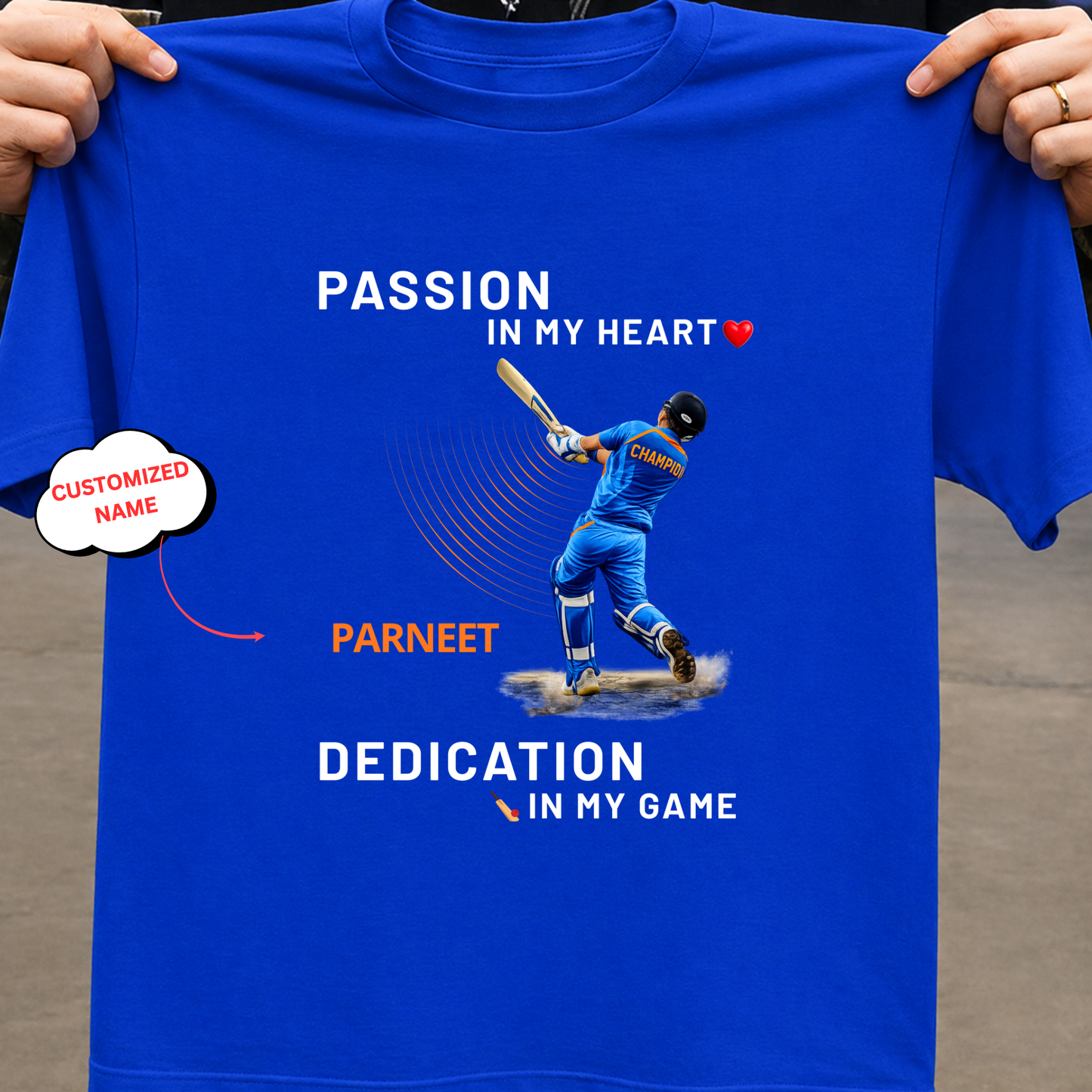 CUSTOMIZATION-PASSION & DEDICATION-CLASSIC T-SHIRT