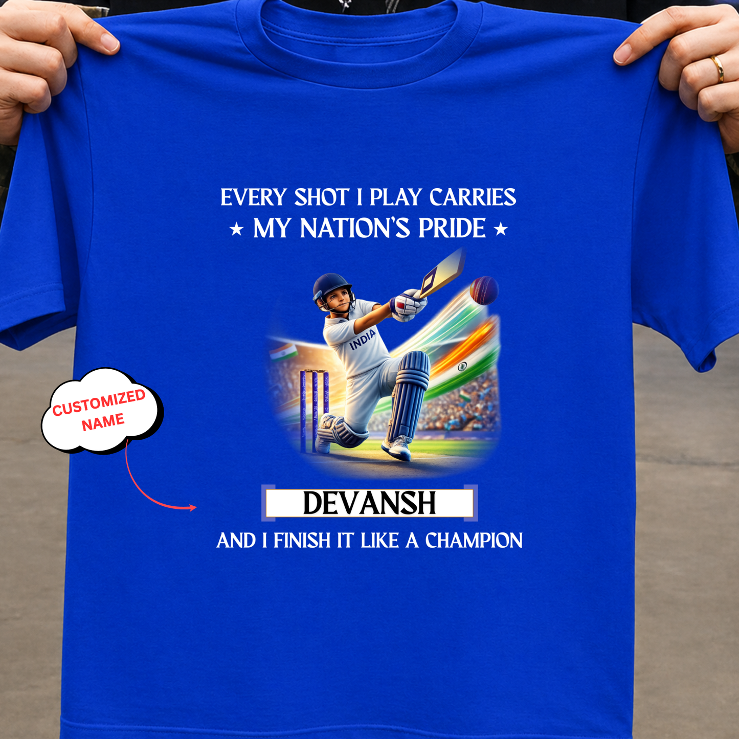 CUSTOMIZATION-MY NATION'S PRIDE-CLASSIC T-SHIRT
