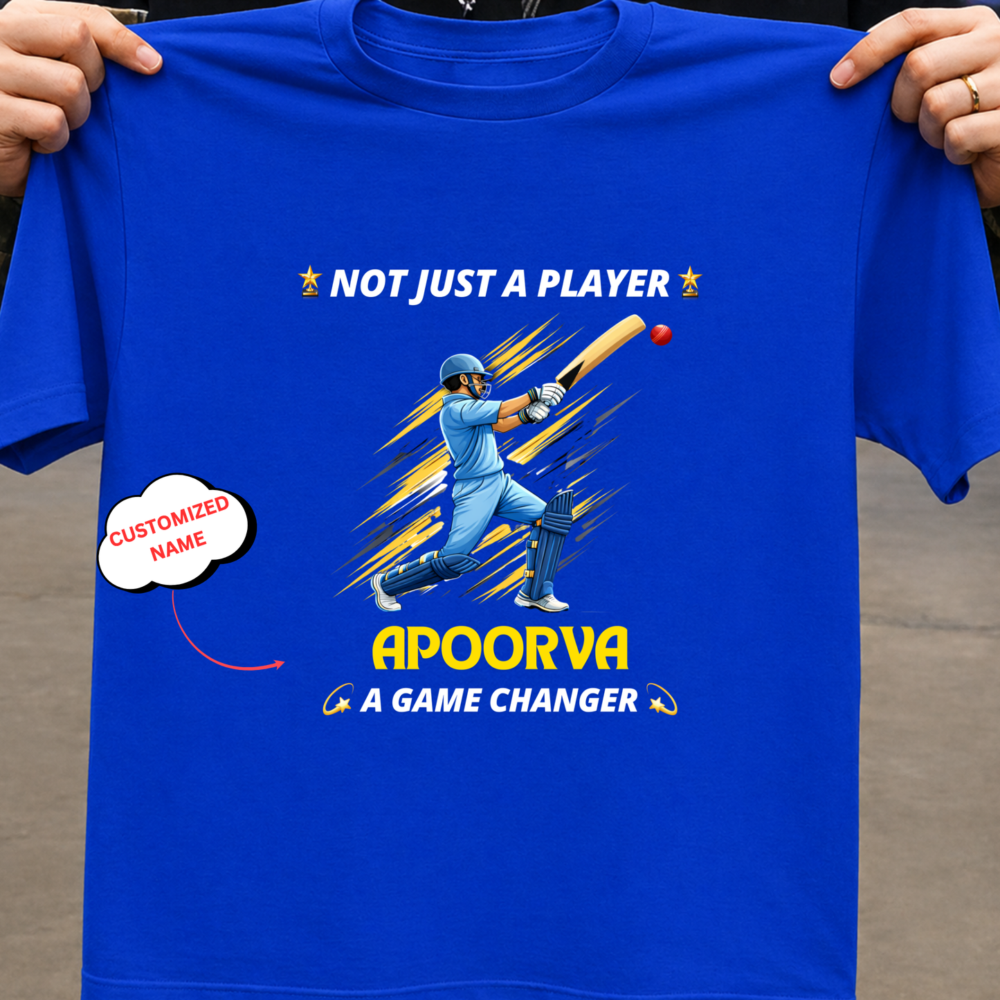 CUSTOMIZATION-NOT JUST A PLAYER, A GAME CHANGER-CLASSIC T-SHIRT