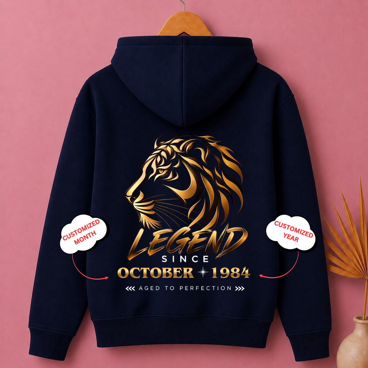 CUSTOMIZED-LEGEND SINCE DAY ONE CLASSIC HOODIE BACK PRINT