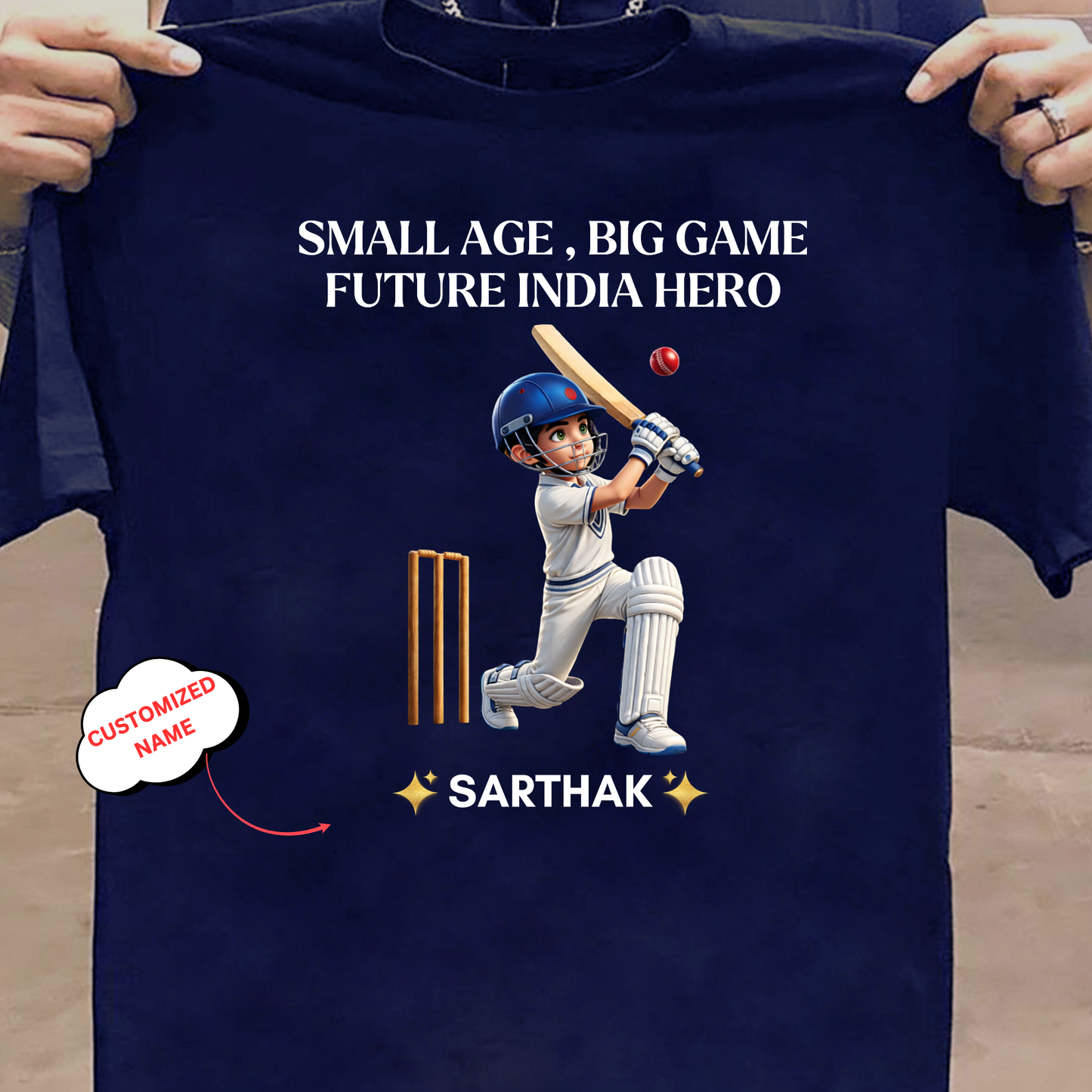 CUSTOMIZATION-FUTURE INDIA HERO-CLASSIC T-SHIRT