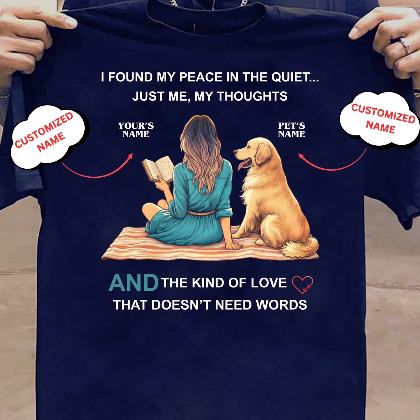CUSTOMIZATION-THE KIND OF LOVE (PET LOVER)-PREMIUM WOMAN CLASSIC T-SHIRT