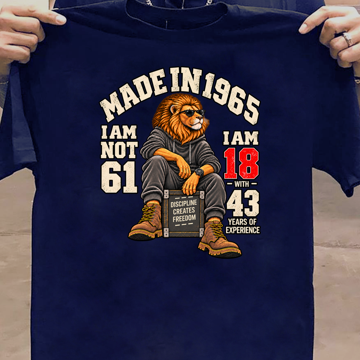 MADE IN 1965 I AM NOT 61-MEN CLASSIC T-SHIRT