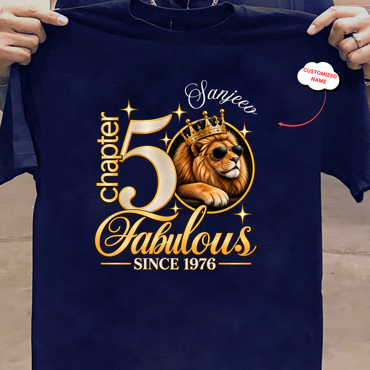 CUSTOMIZED-FABULOUS CHAPTER 50-MEN CLASSIC T-SHIRT
