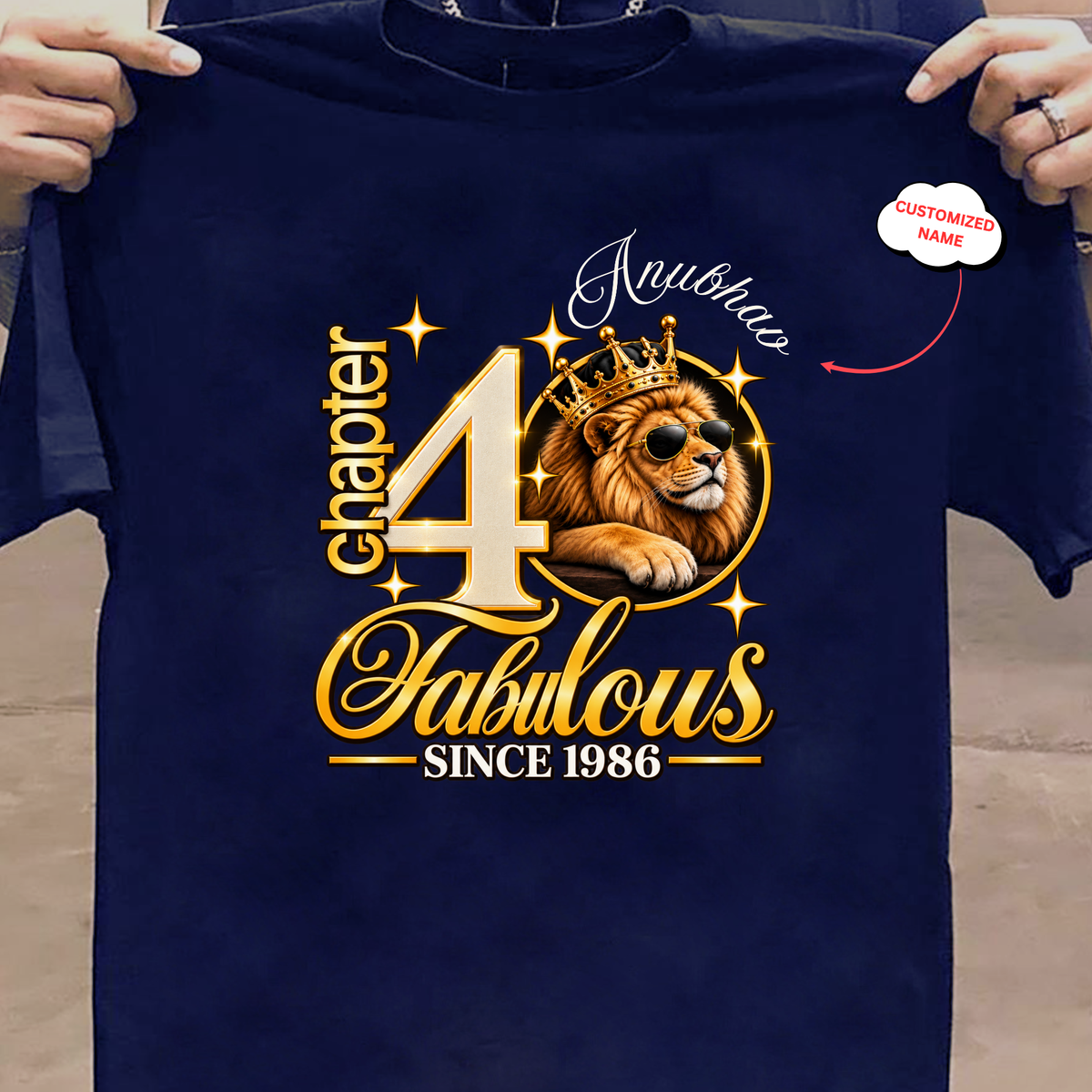 CUSTOMIZED-FABULOUS CHAPTER 40-MEN CLASSIC T-SHIRT