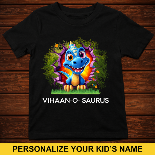 CUSTOMIZED-DINOSAUR KIDS CLASSIC T-SHIRT