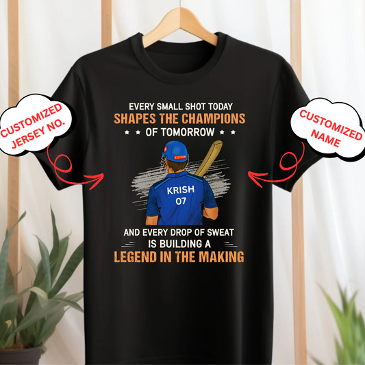 CUSTOMIZED-LEGEND IN THE MAKING (CRICKET) CLASSIC T-SHIRT