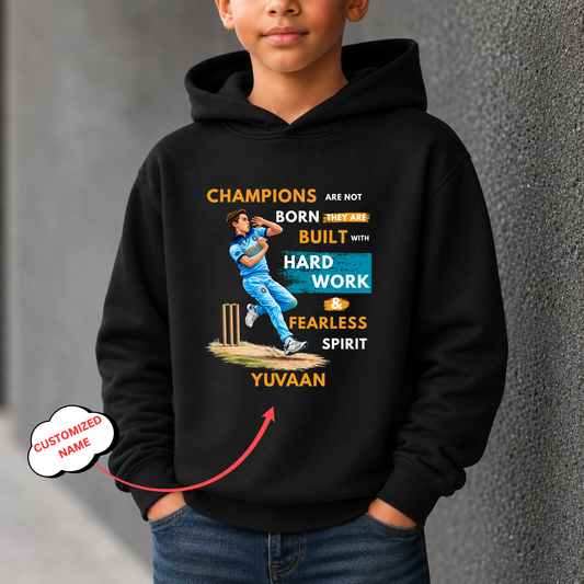 CUSTOMIZED-CHAMPIONS BUILT WITH HARD WORK-CLASSIC HOODIE