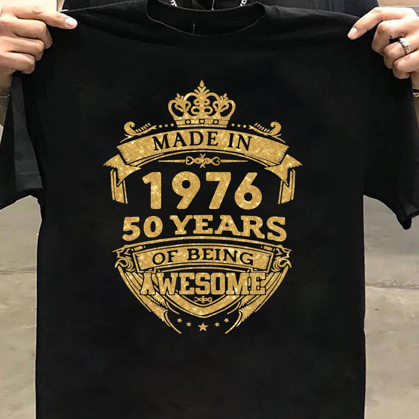 MADE IN 1976 50 YEARS OF BEING AWESOME CLASSIC T-SHIRT