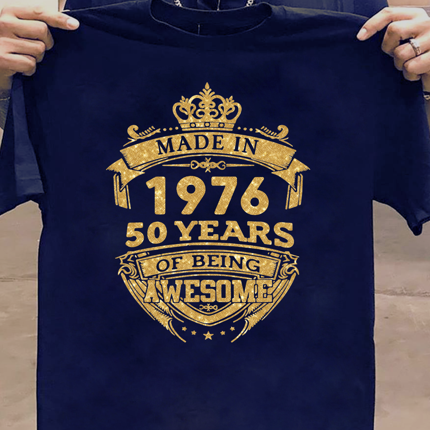 MADE IN 1976 50 YEARS OF BEING AWESOME CLASSIC T-SHIRT