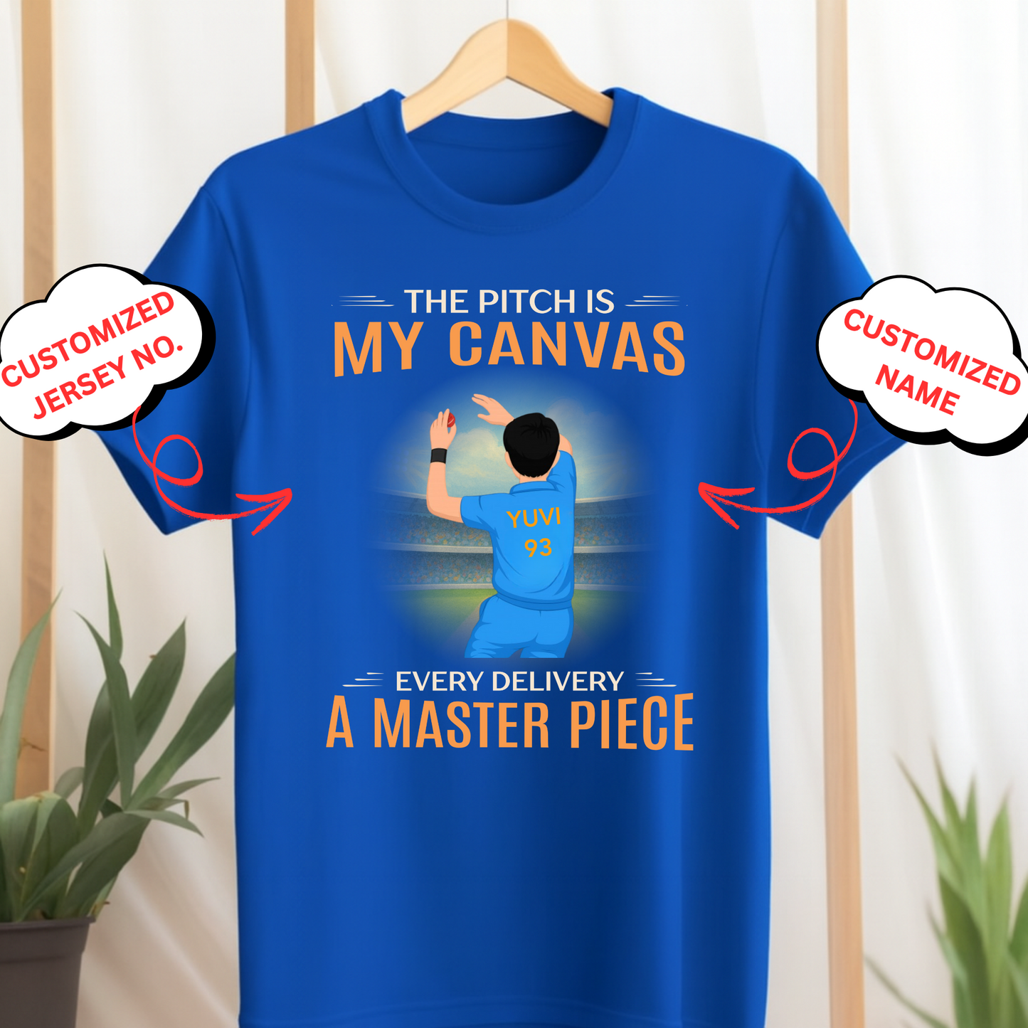 CUSTOMIZED-A MASTER PIECE (CRICKET) CLASSIC T-SHIRT