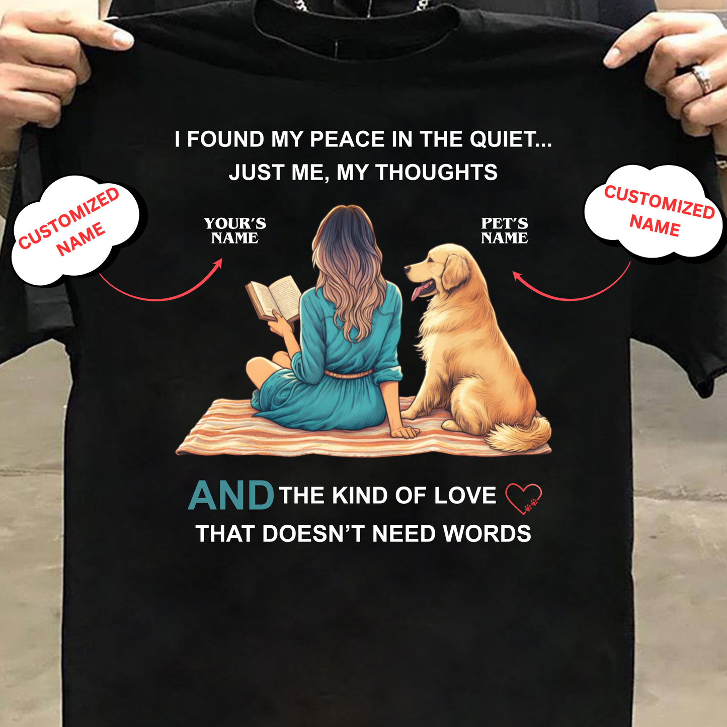 CUSTOMIZATION-THE KIND OF LOVE (PET LOVER)-PREMIUM WOMAN CLASSIC T-SHIRT