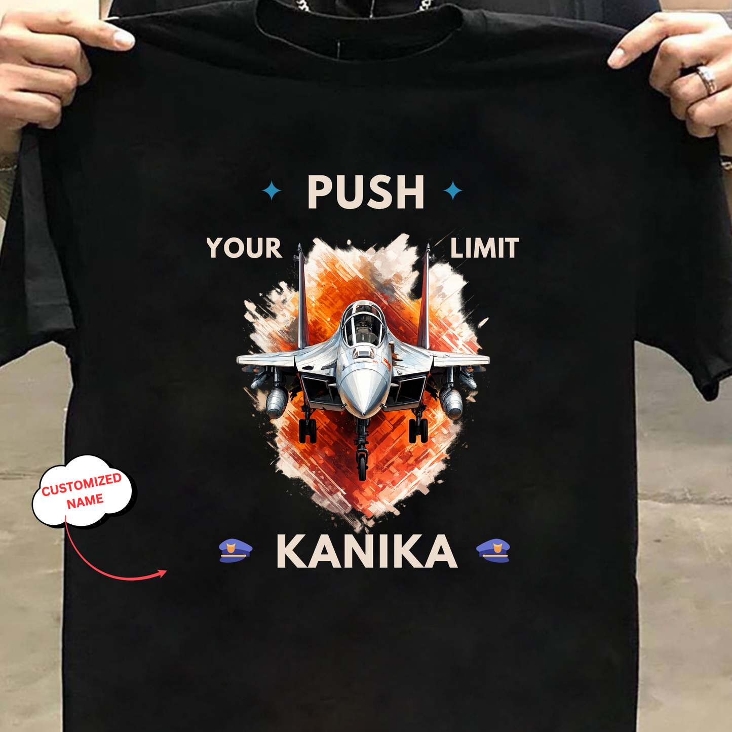 CUSTOMIZATION-PUSH YOUR LIMIT-CLASSIC T-SHIRT