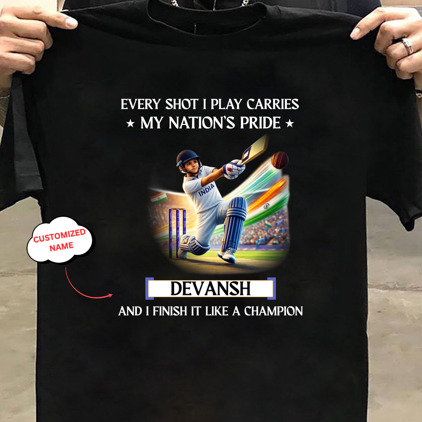 CUSTOMIZATION-MY NATION'S PRIDE-CLASSIC T-SHIRT