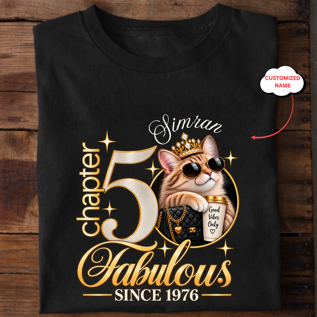 CUSTOMIZED-FABULOUS CHAPTER 50-WOMEN CLASSIC T-SHIRT