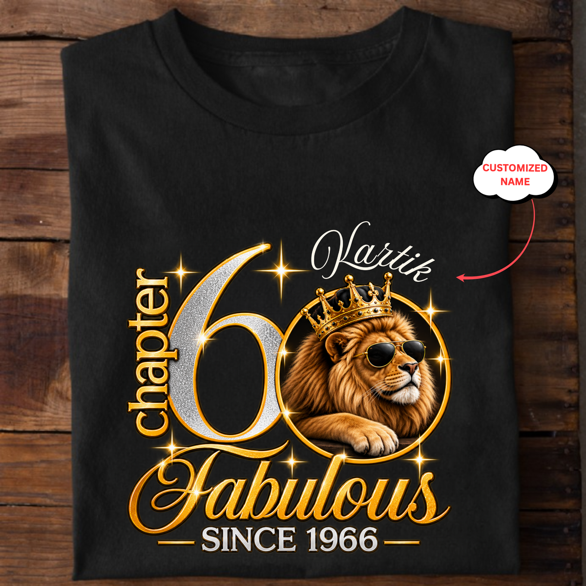 CUSTOMIZED-FABULOUS CHAPTER 60-MEN CLASSIC T-SHIRT