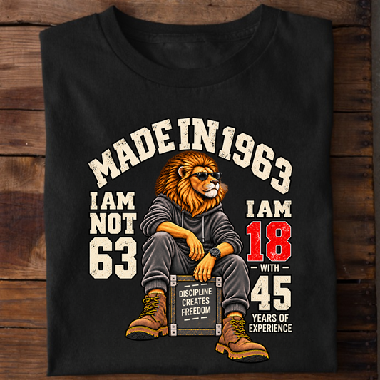 MADE IN 1963  I AM NOT 63-MEN CLASSIC T-SHIRT
