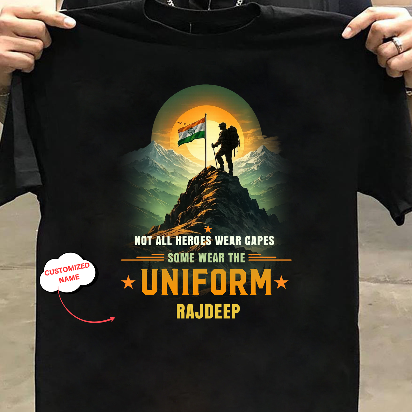 CUSTOMIZATION-SOME HEROES WEAR THE UNIFORM-CLASSIC T-SHIRT