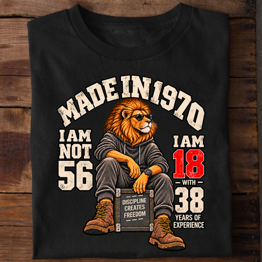 MADE IN 1970  I AM NOT 56-MEN CLASSIC T-SHIRT