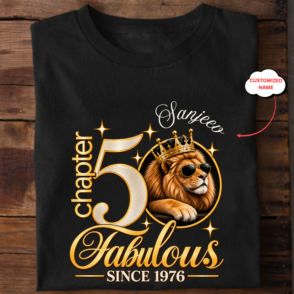 CUSTOMIZED-FABULOUS CHAPTER 50-MEN CLASSIC T-SHIRT