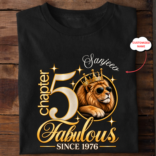 CUSTOMIZED-FABULOUS CHAPTER 50-MEN CLASSIC T-SHIRT
