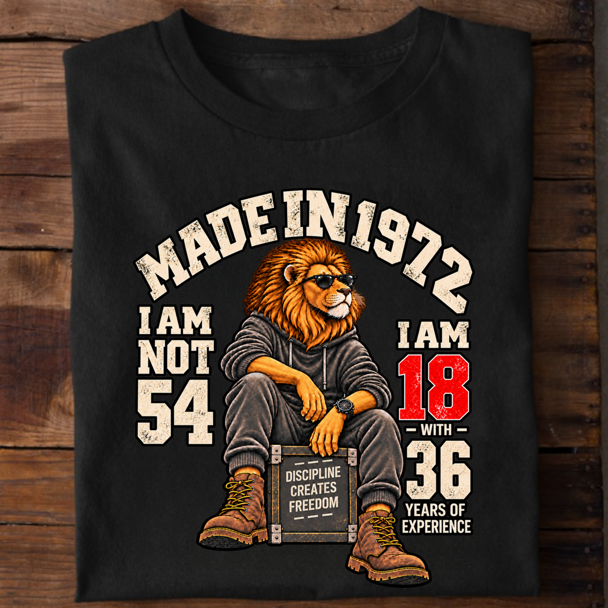 MADE IN 1972  I AM NOT 54-MEN CLASSIC T-SHIRT