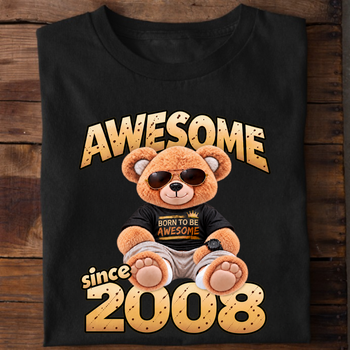 AWESOME SINCE 2008 CLASSIC T-SHIRT