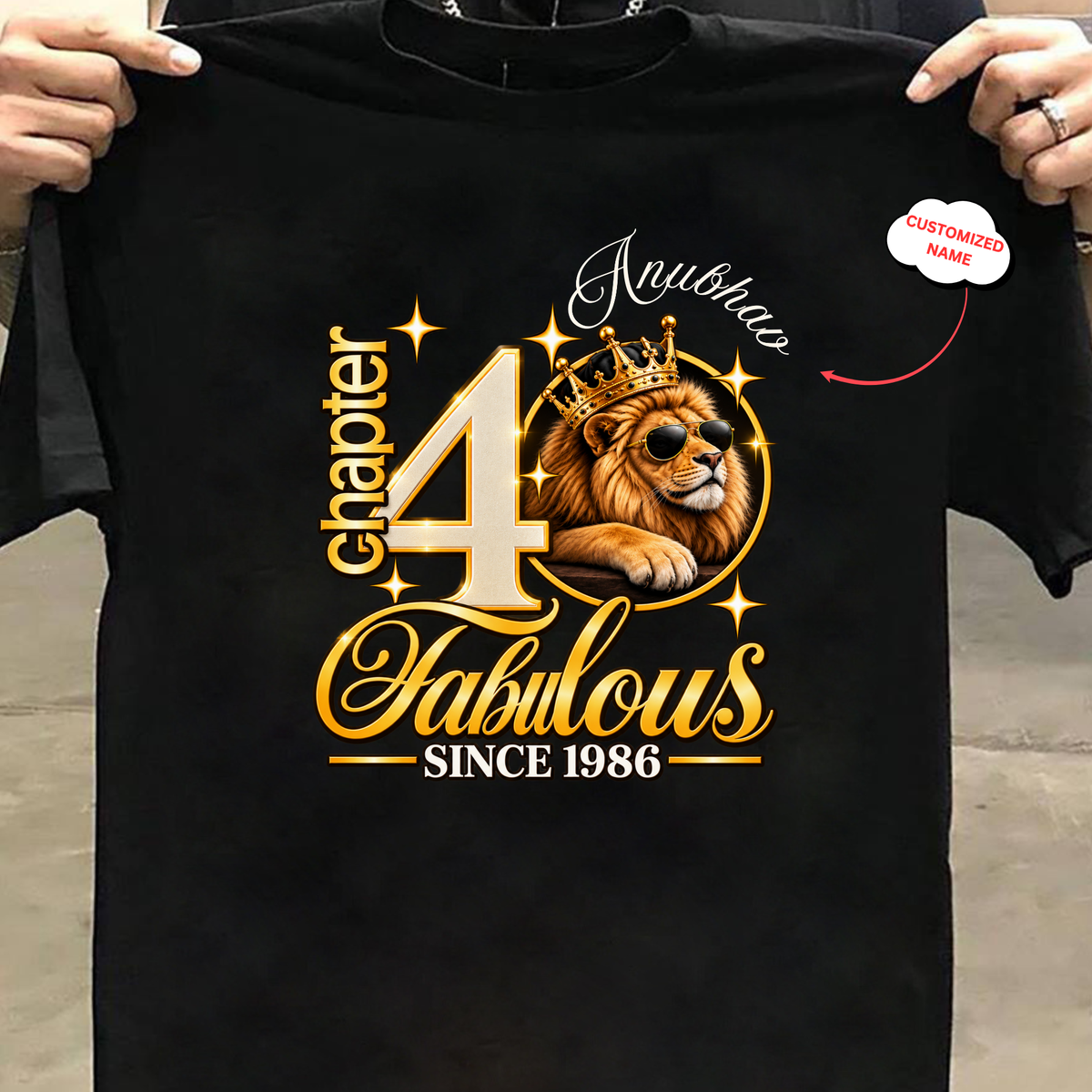 CUSTOMIZED-FABULOUS CHAPTER 40-MEN CLASSIC T-SHIRT