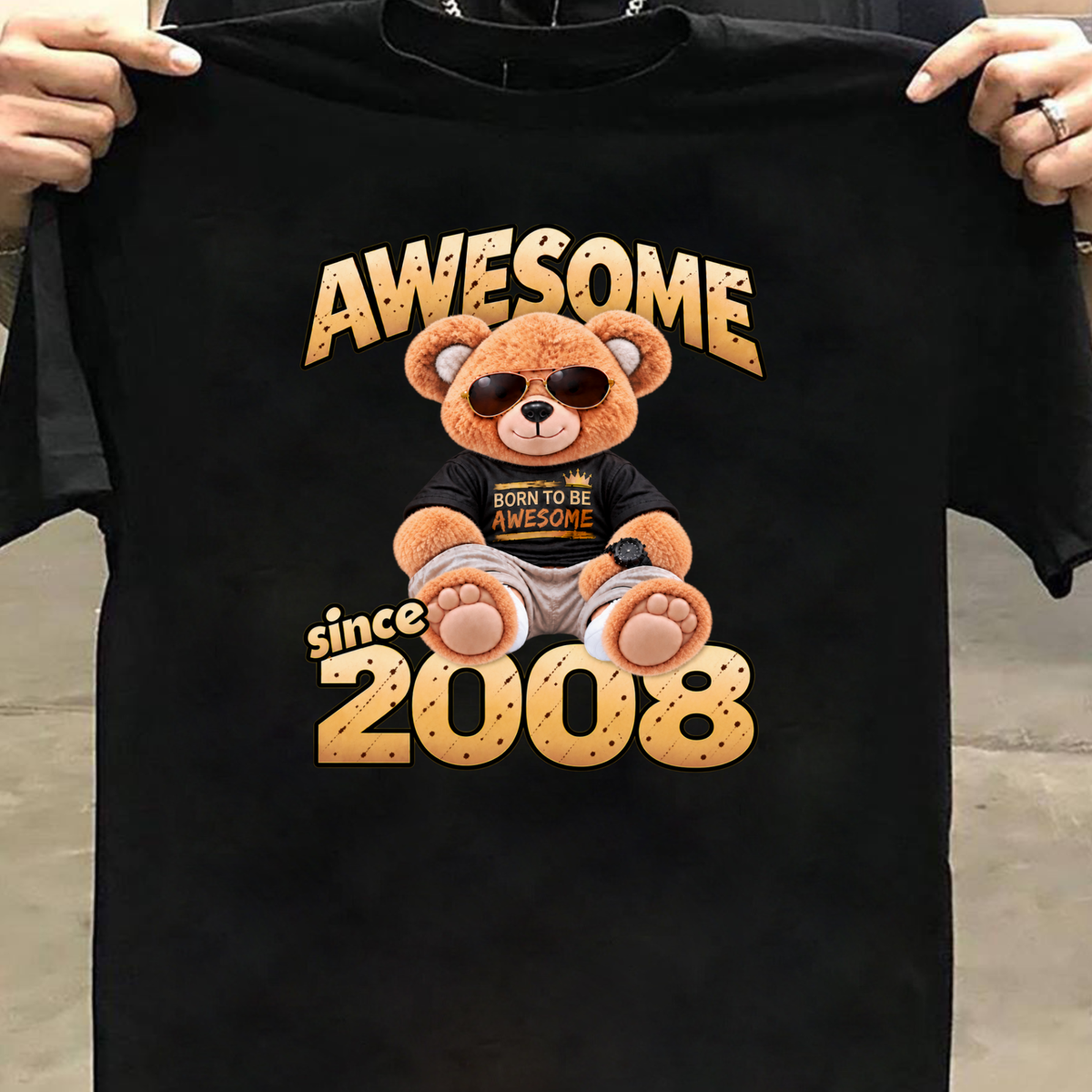 AWESOME SINCE 2008 CLASSIC T-SHIRT