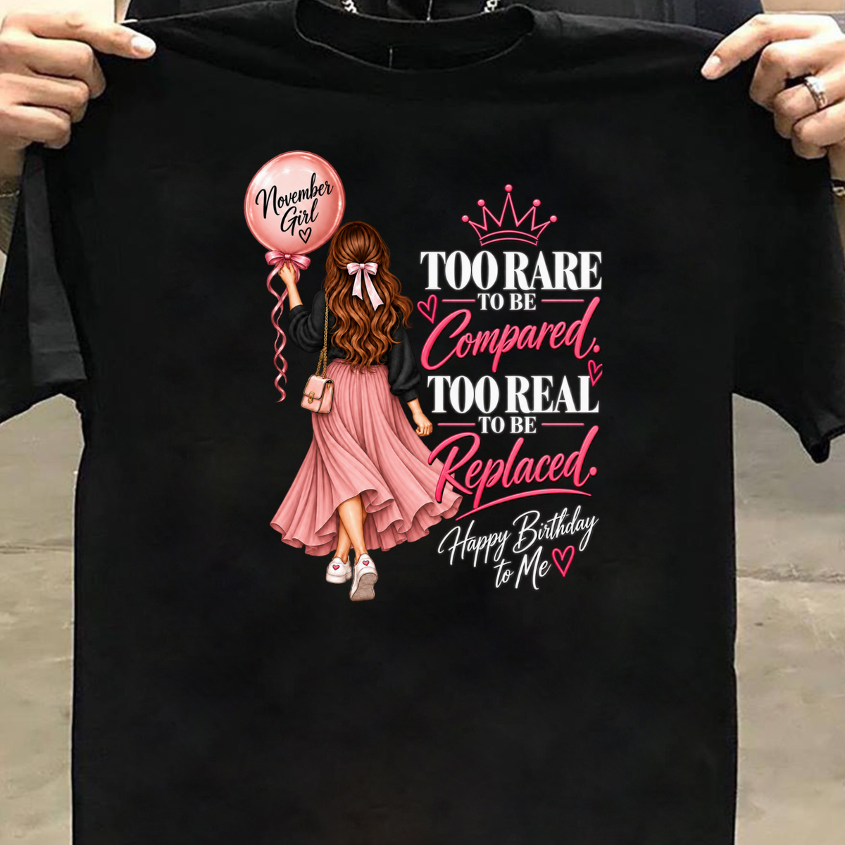 HAPPY BIRTHDAY TO NOVEMBER GIRL CLASSIC T-SHIRT