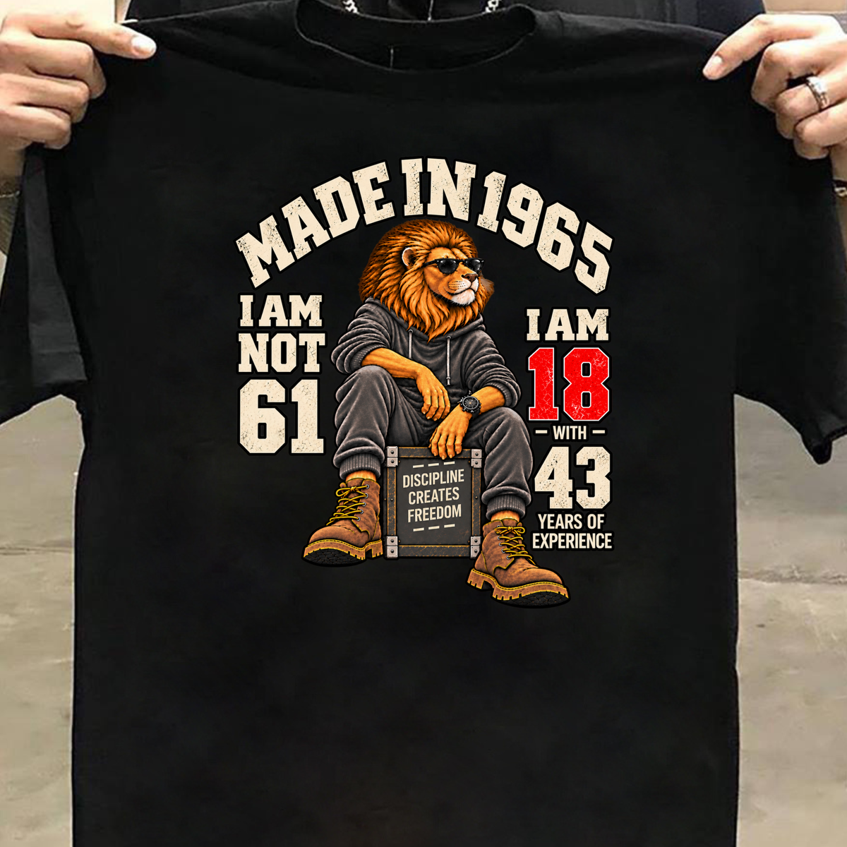 MADE IN 1965  I AM NOT 61-MEN CLASSIC T-SHIRT