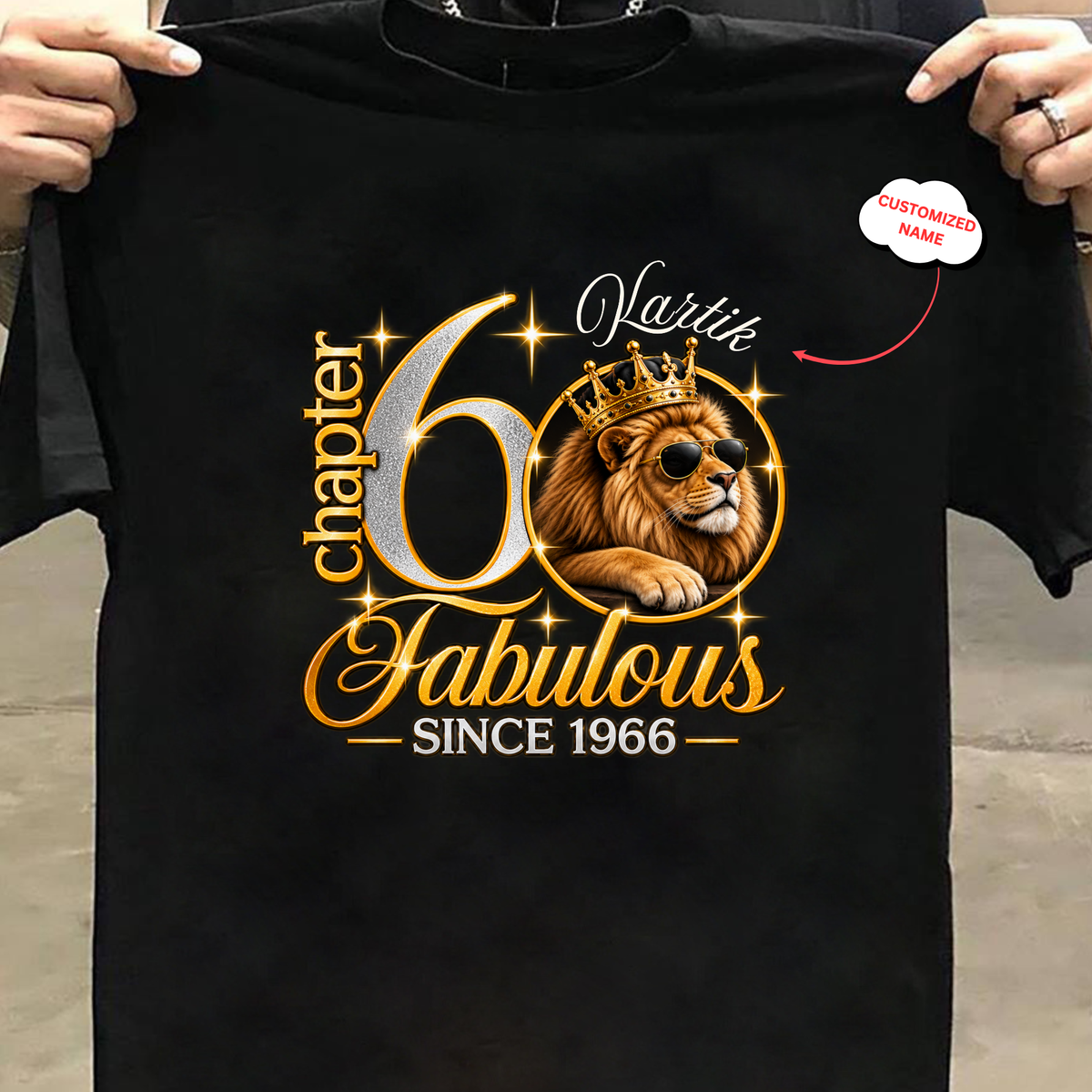 CUSTOMIZED-FABULOUS CHAPTER 60-MEN CLASSIC T-SHIRT