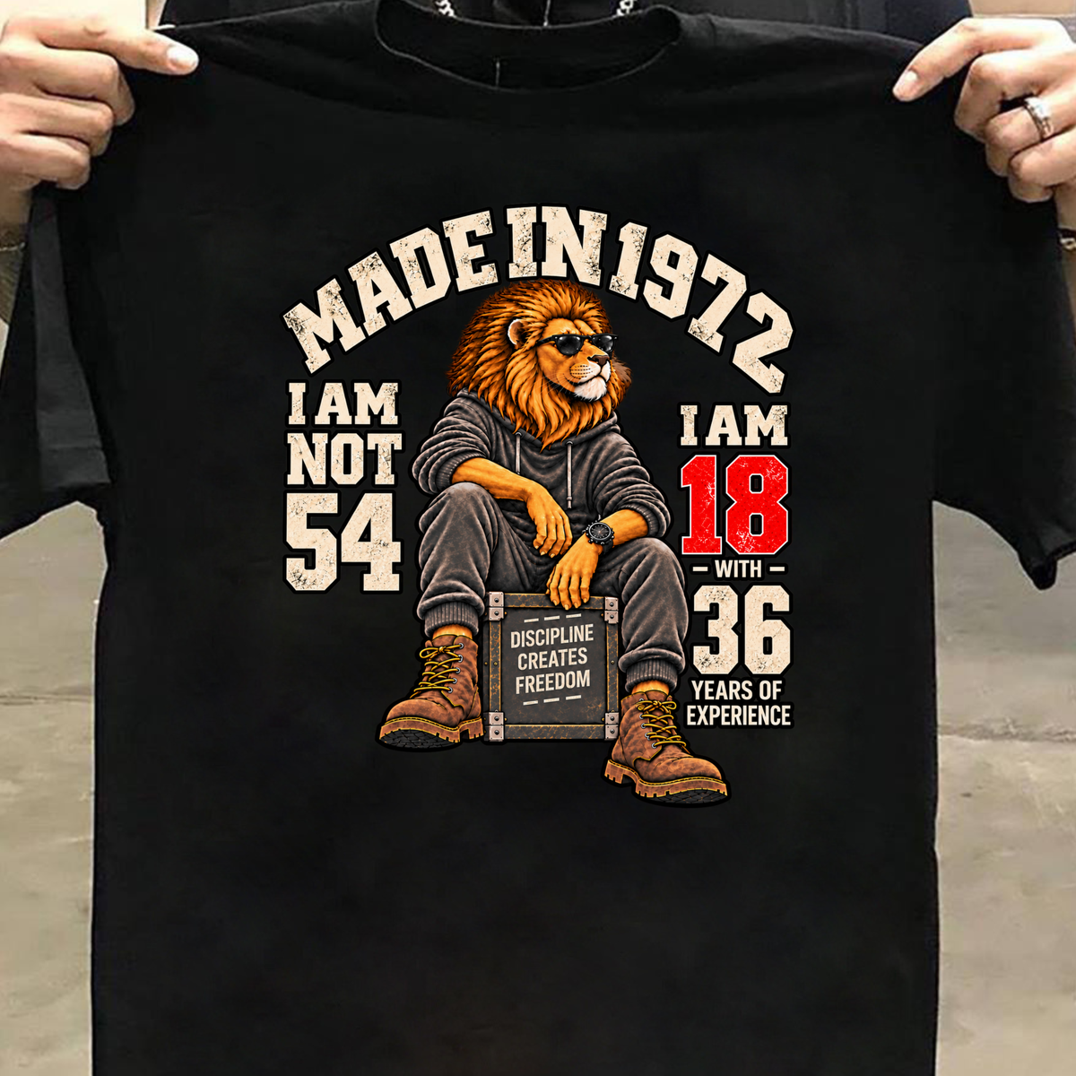 MADE IN 1972  I AM NOT 54-MEN CLASSIC T-SHIRT