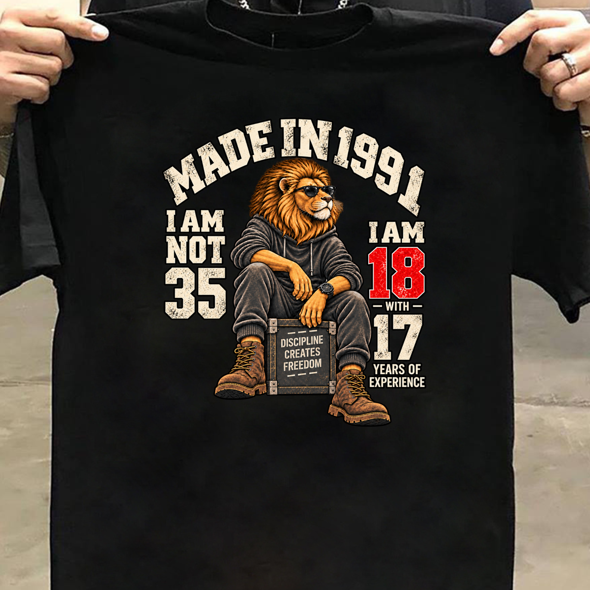 MADE IN 1991  I AM NOT 35-MEN CLASSIC T-SHIRT