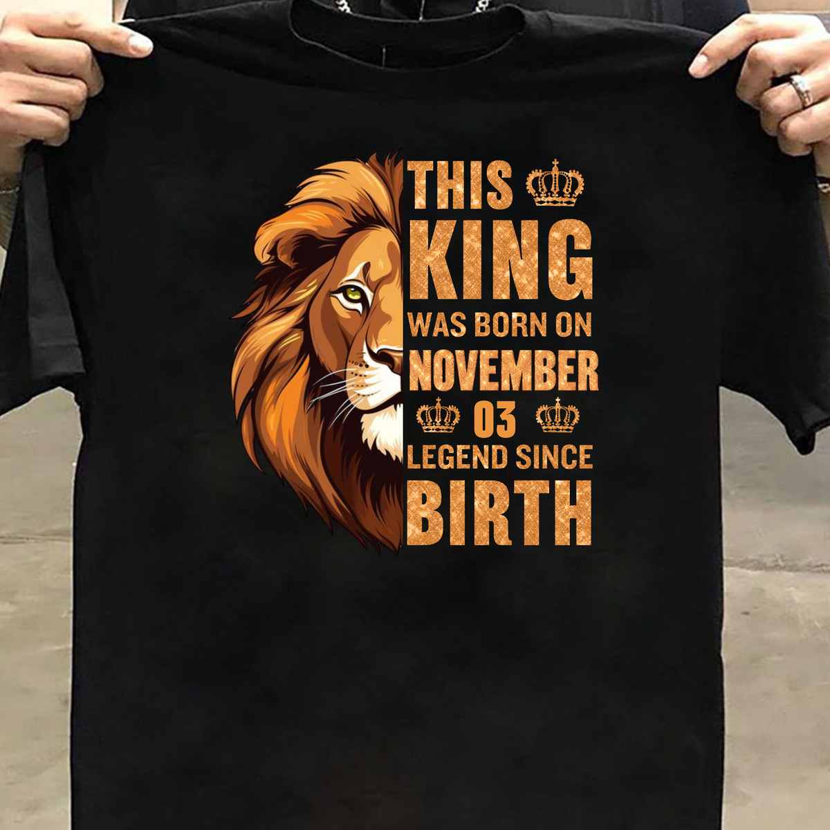 3RD NOVEMBER KING CLASSIC T-SHIRT