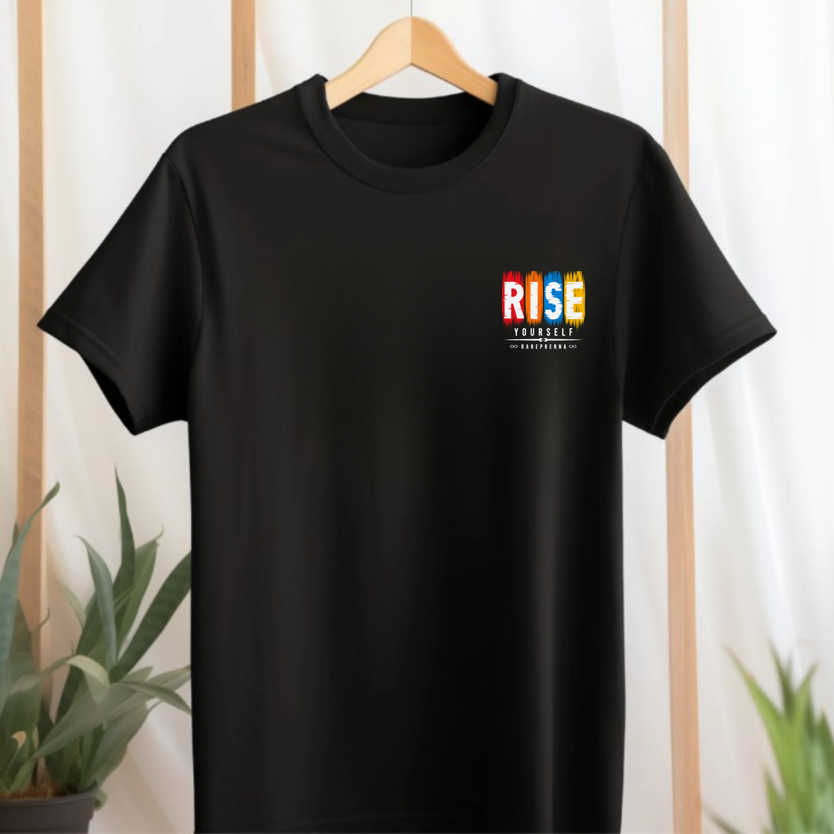 CUSTOMIZATION-RISE YOURSELF FRONT AND BACK PRINT-CLASSIC T-SHIRT
