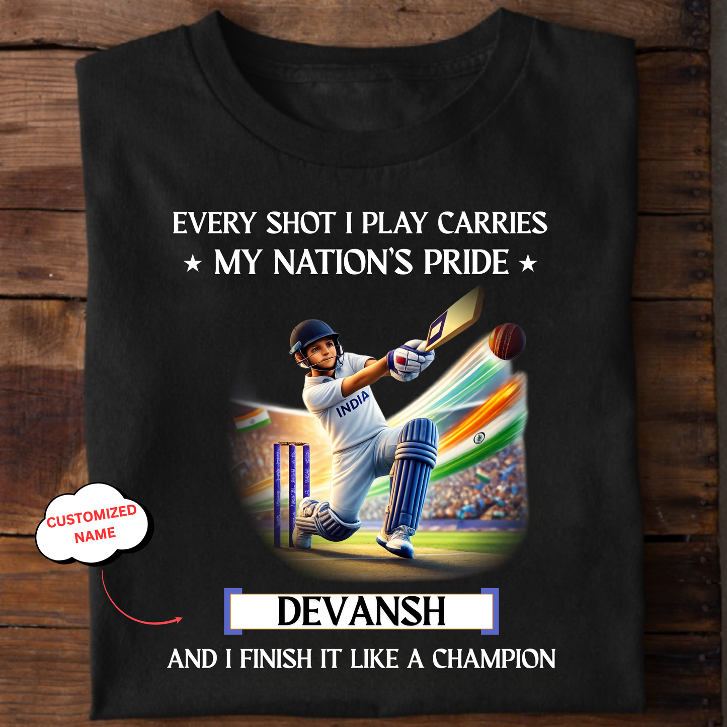 CUSTOMIZATION-MY NATION'S PRIDE-CLASSIC T-SHIRT