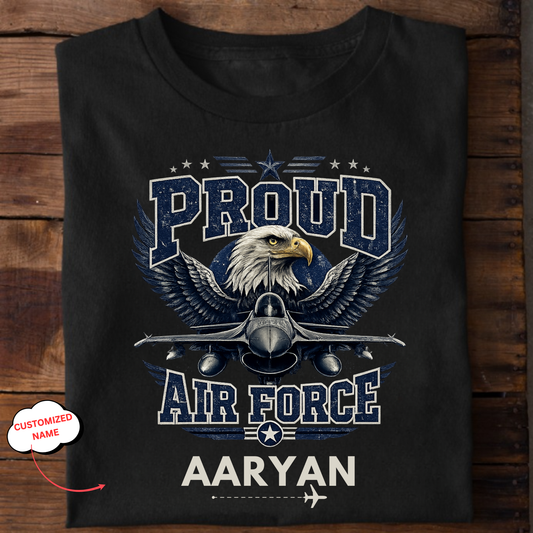 CUSTOMIZATION-PROUD AIR FORCE-CLASSIC T-SHIRT