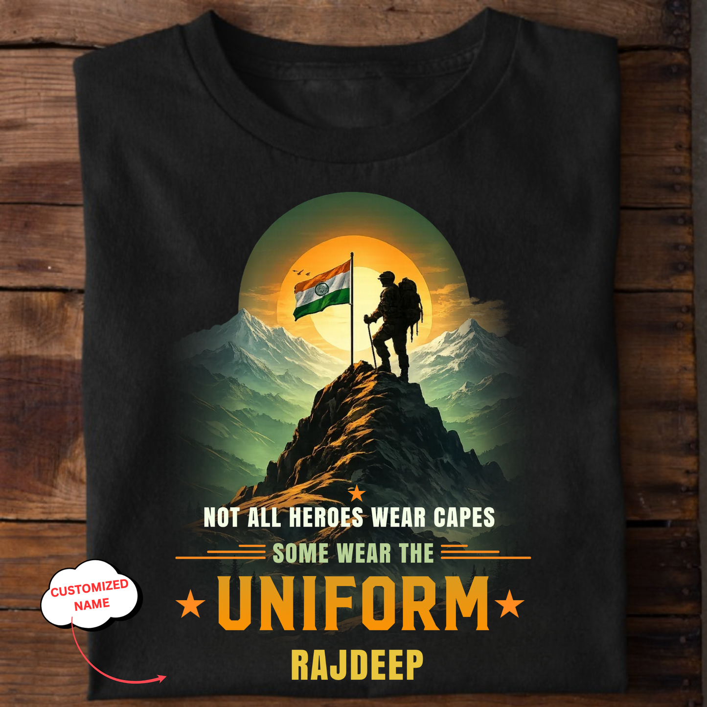 CUSTOMIZATION-SOME HEROES WEAR THE UNIFORM-CLASSIC T-SHIRT