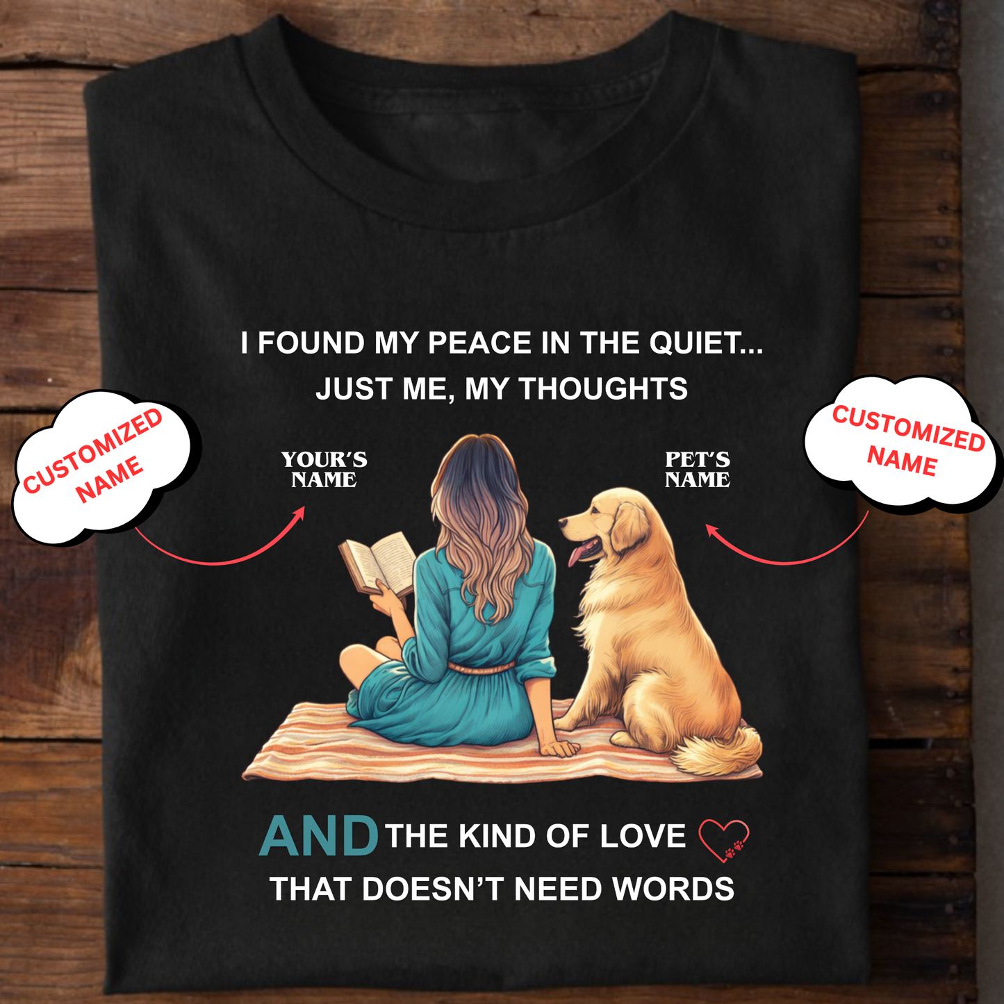 CUSTOMIZATION-THE KIND OF LOVE (PET LOVER)-PREMIUM WOMAN CLASSIC T-SHIRT
