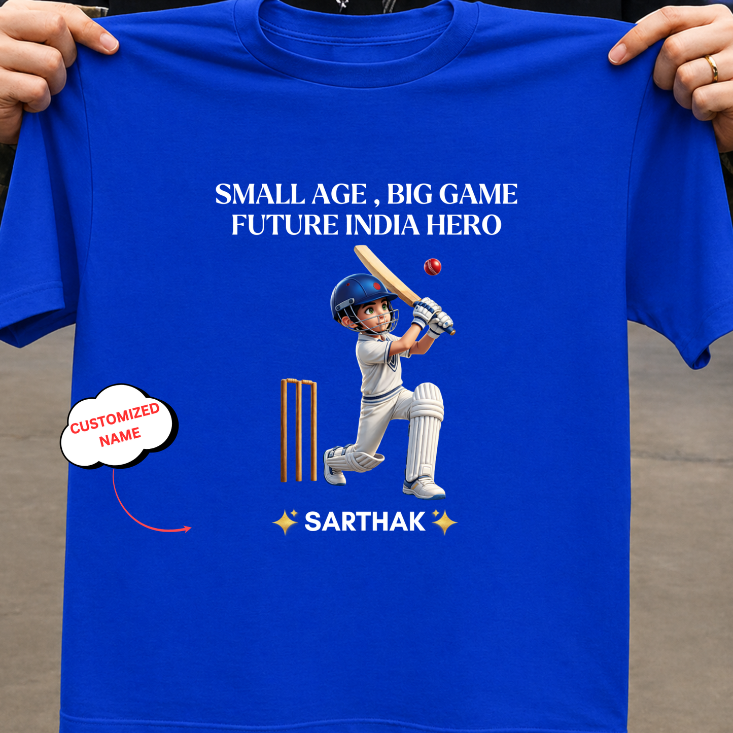 CUSTOMIZATION-FUTURE INDIA HERO-CLASSIC T-SHIRT