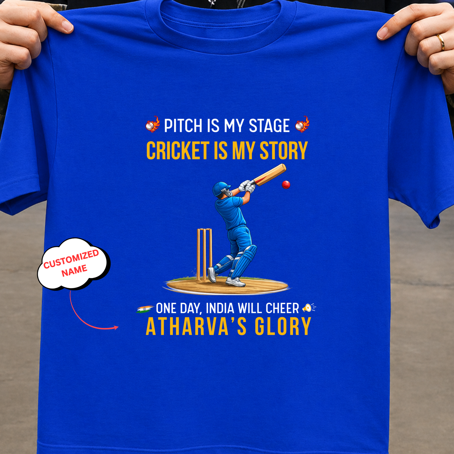 CUSTOMIZATION-PITCH IS MY STAGE-CLASSIC T-SHIRT