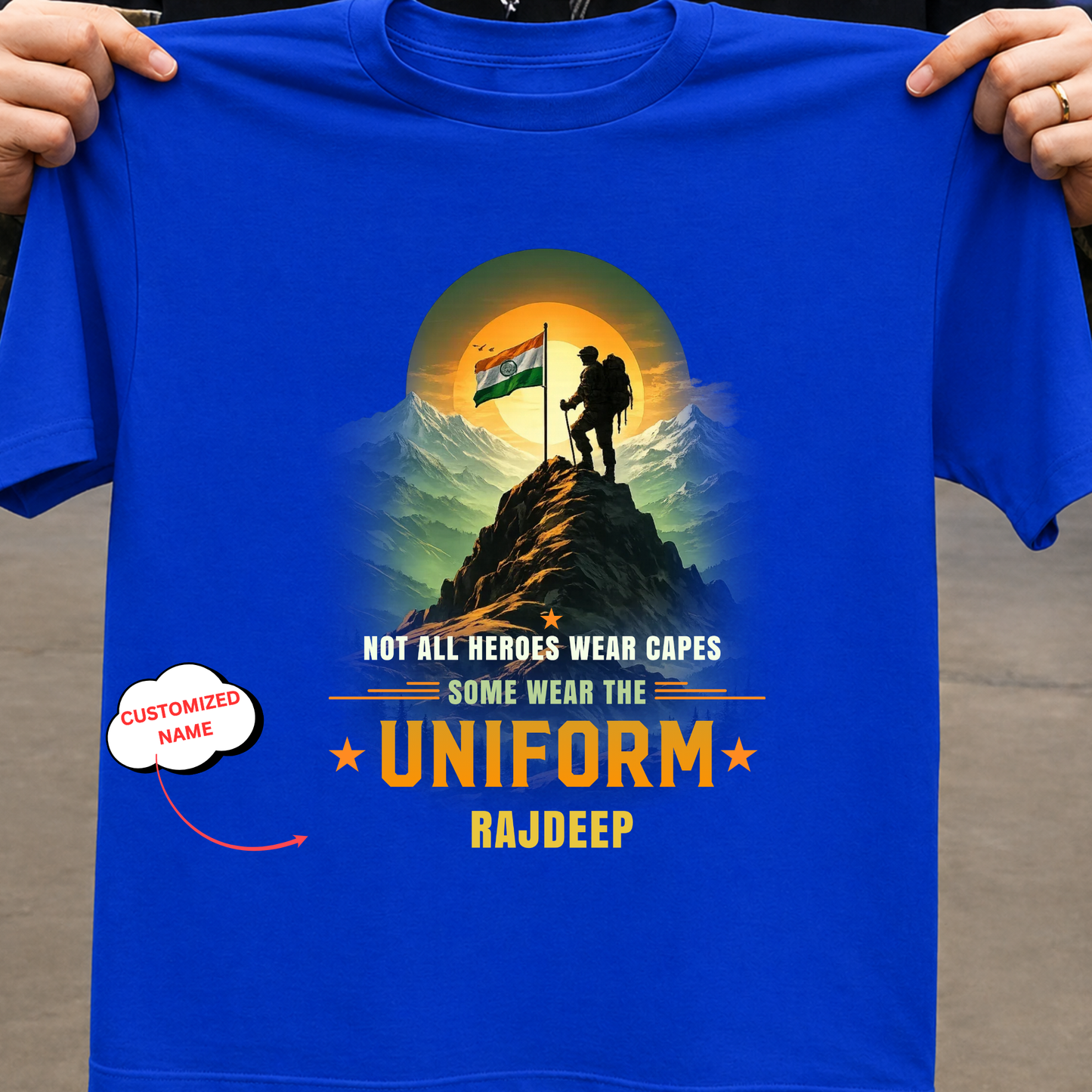 CUSTOMIZATION-SOME HEROES WEAR THE UNIFORM-CLASSIC T-SHIRT