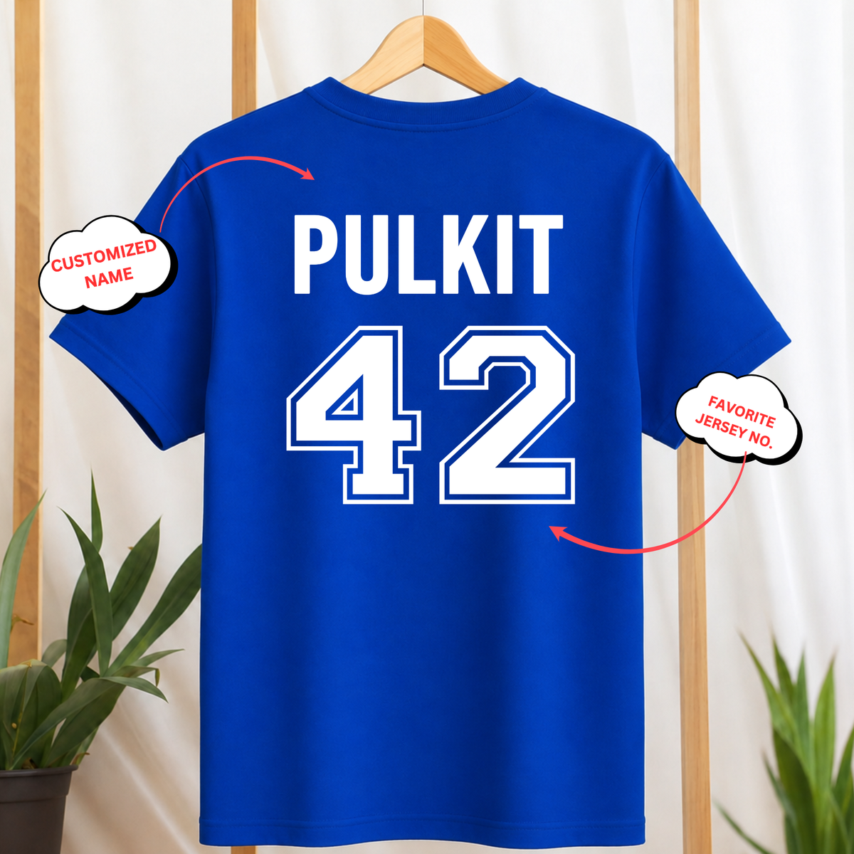CUSTOMIZATION-ALL DAY CRICKET FRONT AND BACK PRINT-CLASSIC T-SHIRT