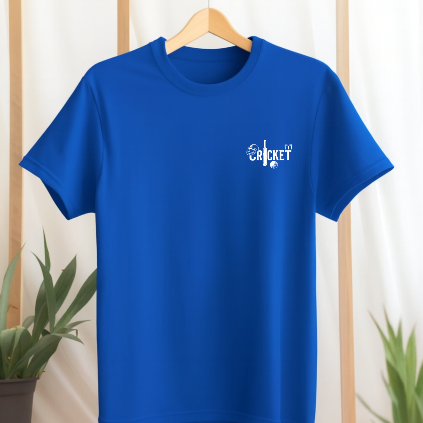 CUSTOMIZATION-CRICKET FRONT AND BACK PRINT-CLASSIC T-SHIRT