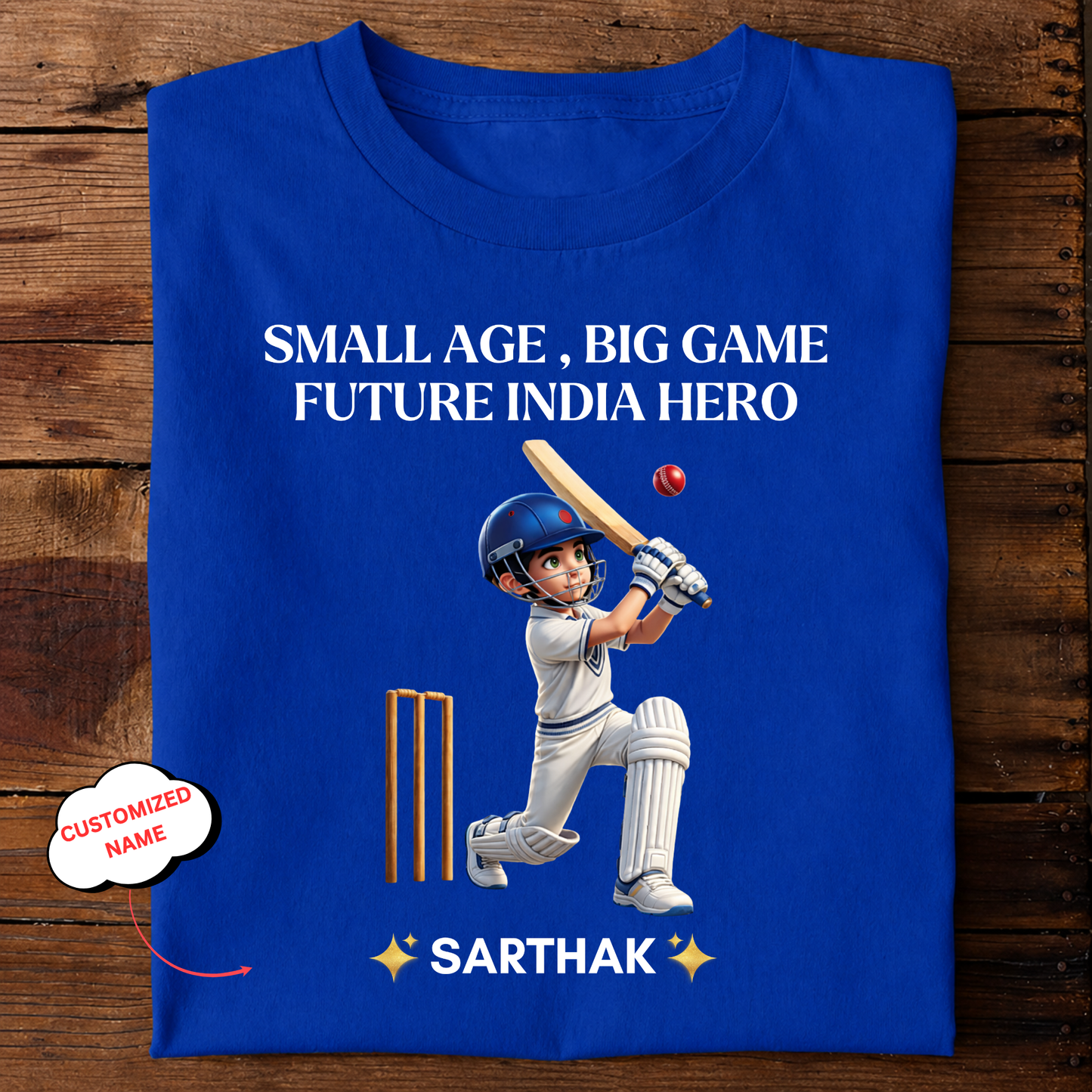 CUSTOMIZATION-FUTURE INDIA HERO-CLASSIC T-SHIRT