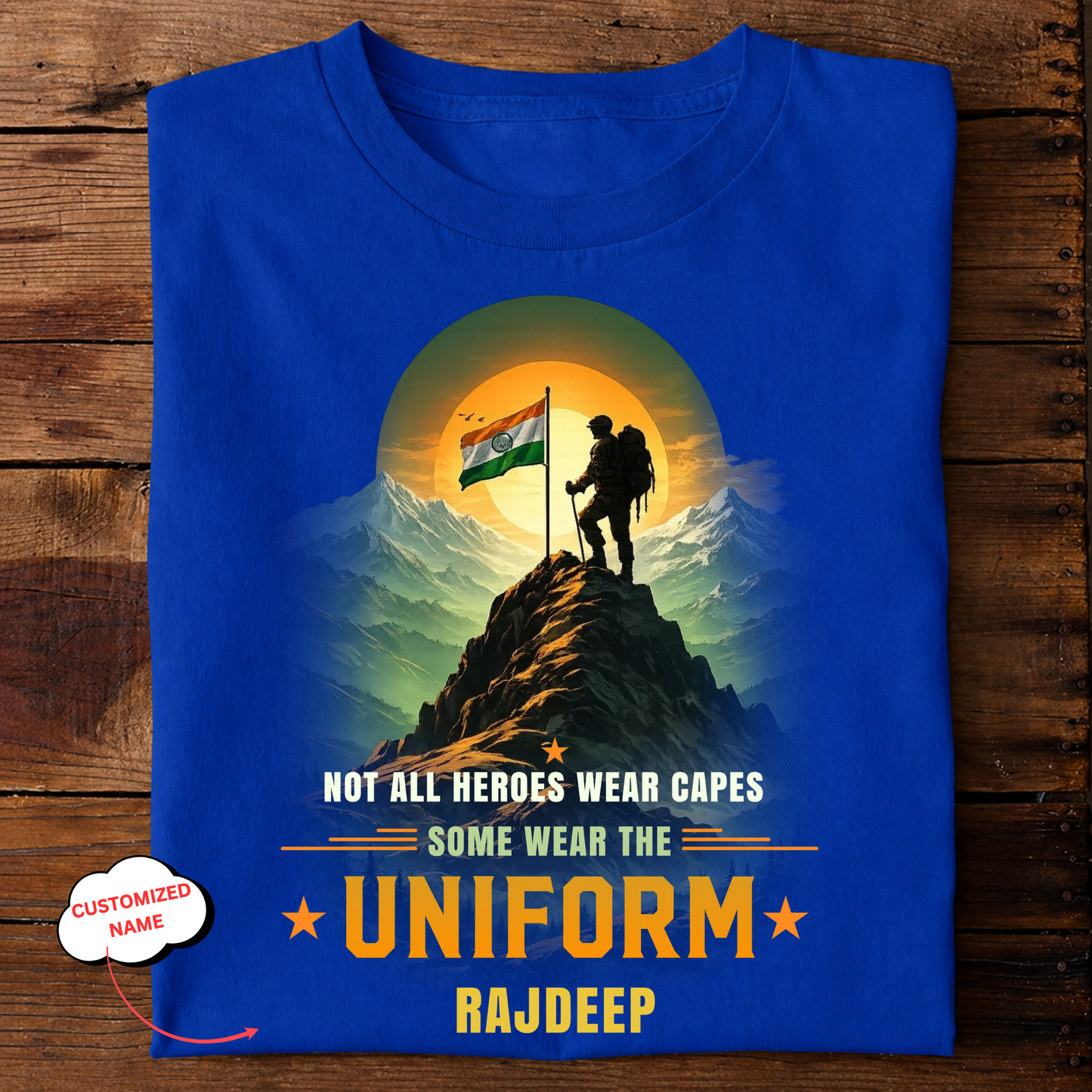CUSTOMIZATION-SOME HEROES WEAR THE UNIFORM-CLASSIC T-SHIRT