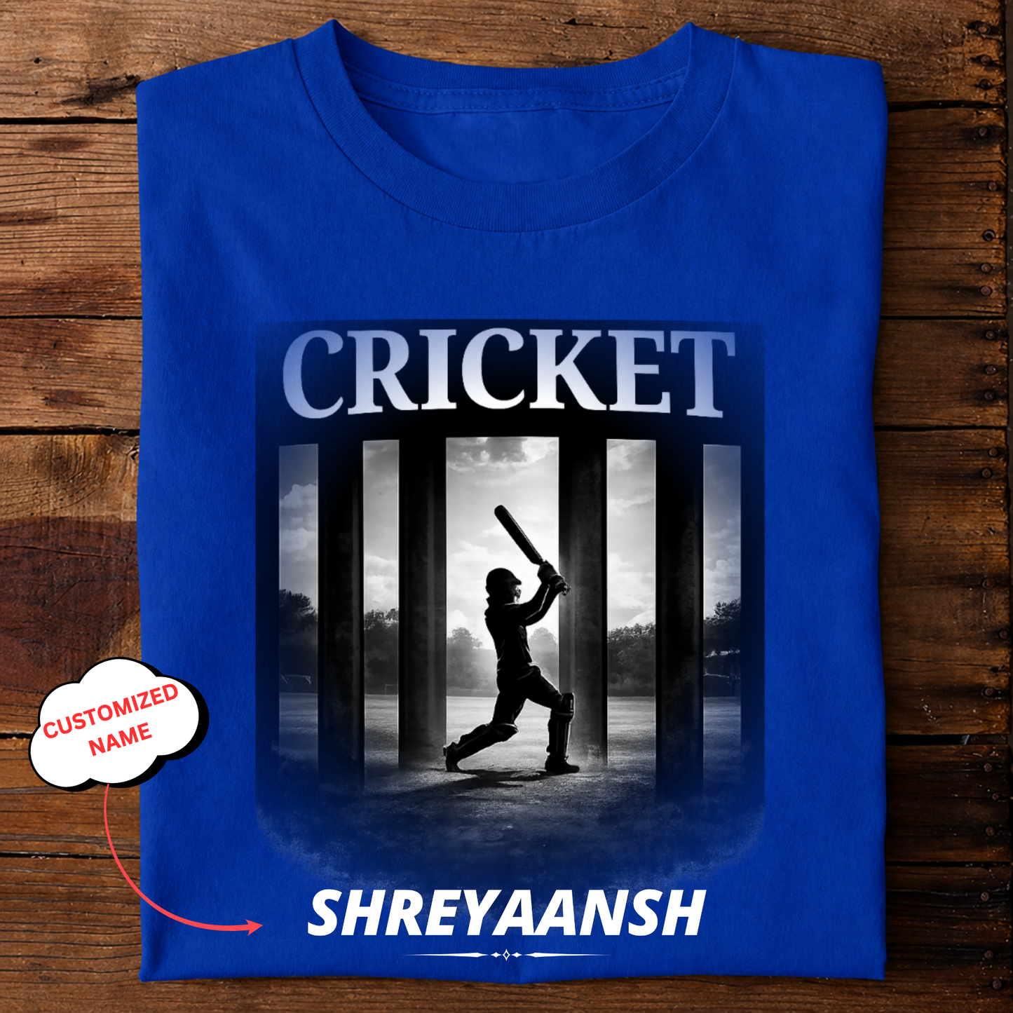 CUSTOMIZATION-CRICKET-CLASSIC T-SHIRT