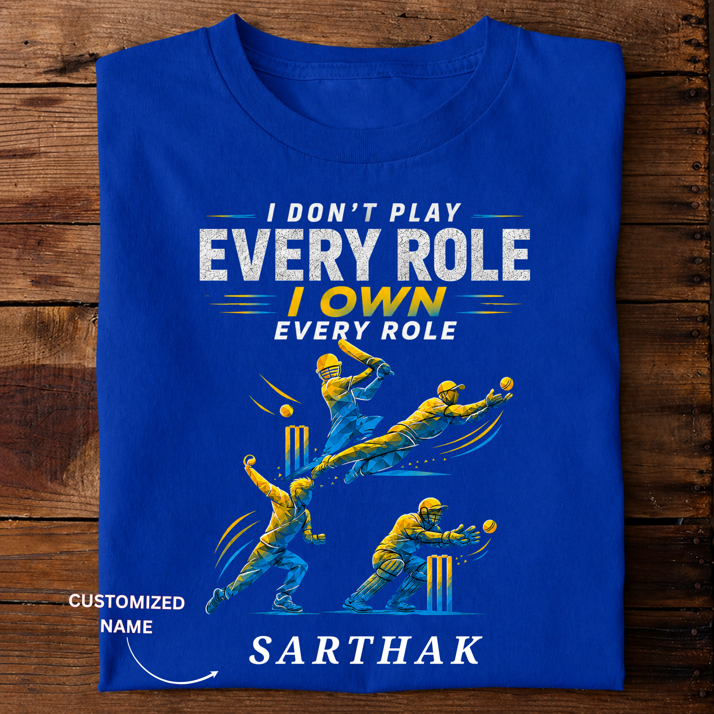 CUSTOMIZATION-I OWN EVERY ROLE-CLASSIC T-SHIRT